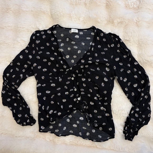 Wilfred Black and White Floral Blouse - Picture 3 of 7